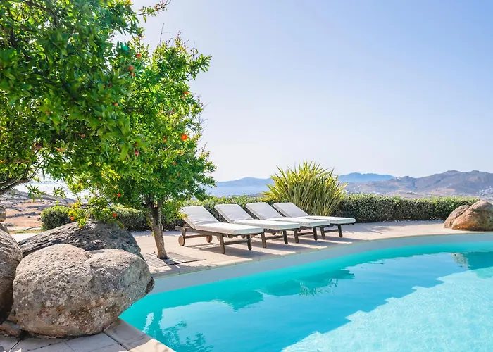 Aelia By Llb Mykonos - 2bdr - Sea & Sunset View شقة