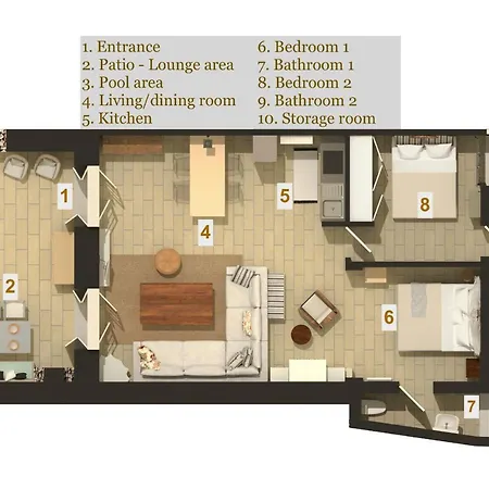 아파트 Selene By Llb Mykonos - 2bdr - Sea & Sunset View