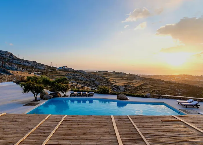 アパート Aelia By Llb Mykonos - 2bdr - Sea & Sunset View